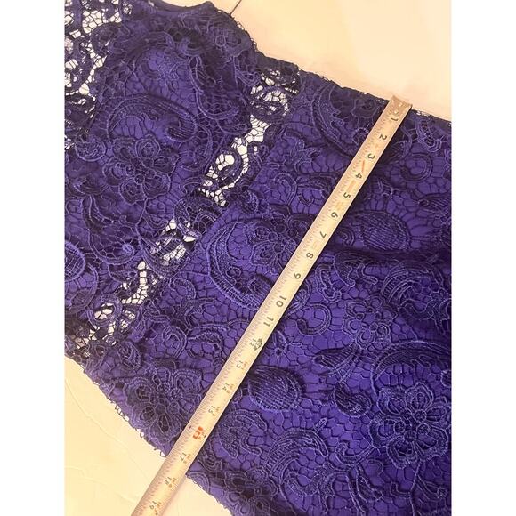 B Darlin Mock Neck Illusion Lace Bodycon Dress Juniors 13/14 Women’s Large - Picture 16 of 16